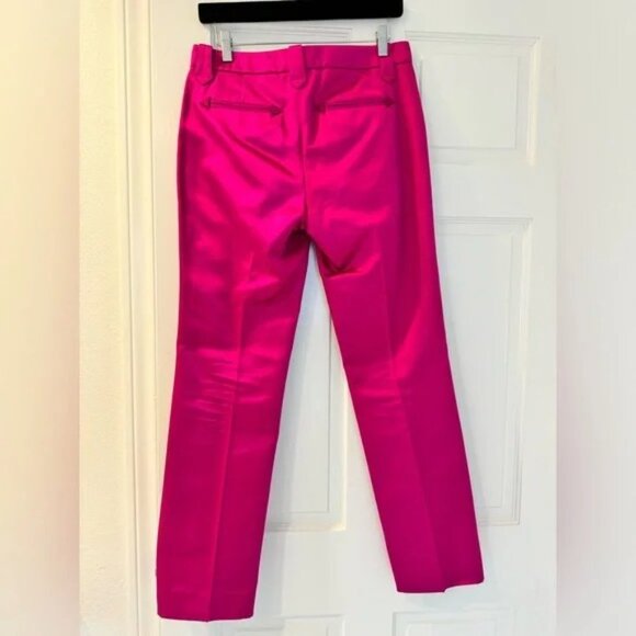 Ralph Lauren Purple Label Fuschia Pink Silk Trousers - Picture 2 of 6